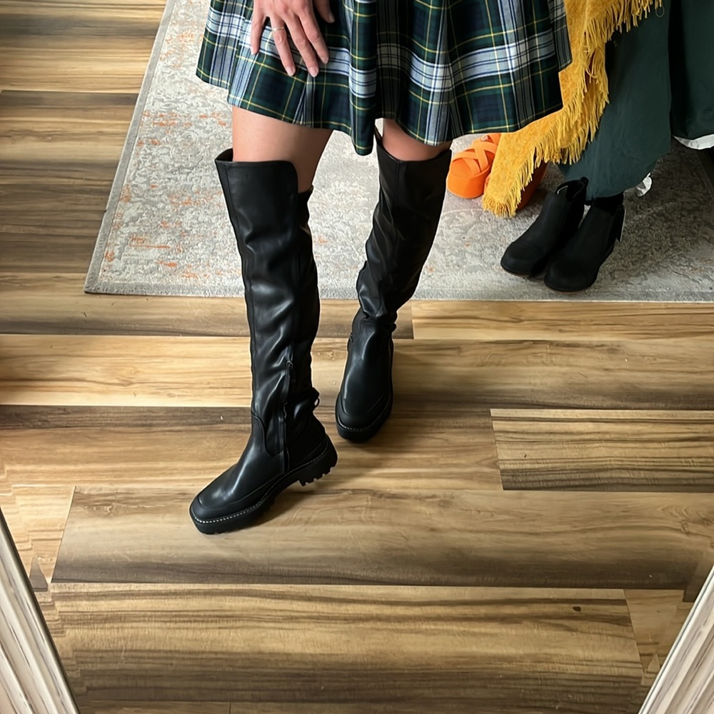 Sam Edelman Lerue Vegan Leather Over The Knee Boot Women’s 7.5 NWOT - Picture 7 of 16